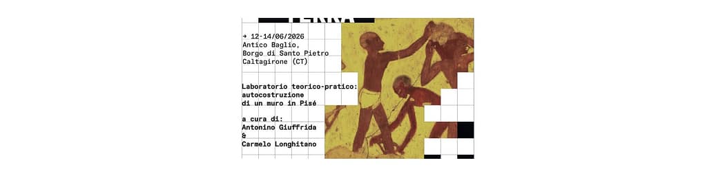 Laboratorio teorico-pratico “Costruire con la Terra” | 12-14 giugno 2026 | 20 CFP